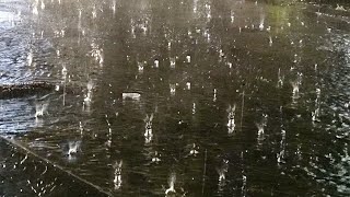Gentle Rain & Deep Thunderstorm Sounds - Night Rain Noise for Sleeping - Calm Thunder, Sleeping Rain