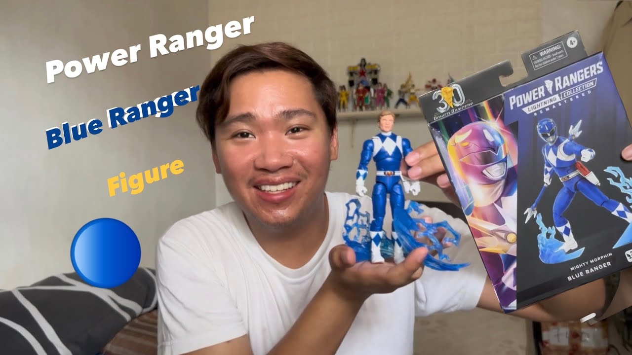 Power Ranger Remastered Blue Ranger From the Mighty Morphin Power