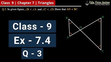 Class 9 Maths, Exercise 7.4 - Q 3 🌟 Triangles 🌟 NCERT, CBSE 🎯