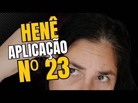 23rd Henê application. And look at those roots with Pelúcia 🧸