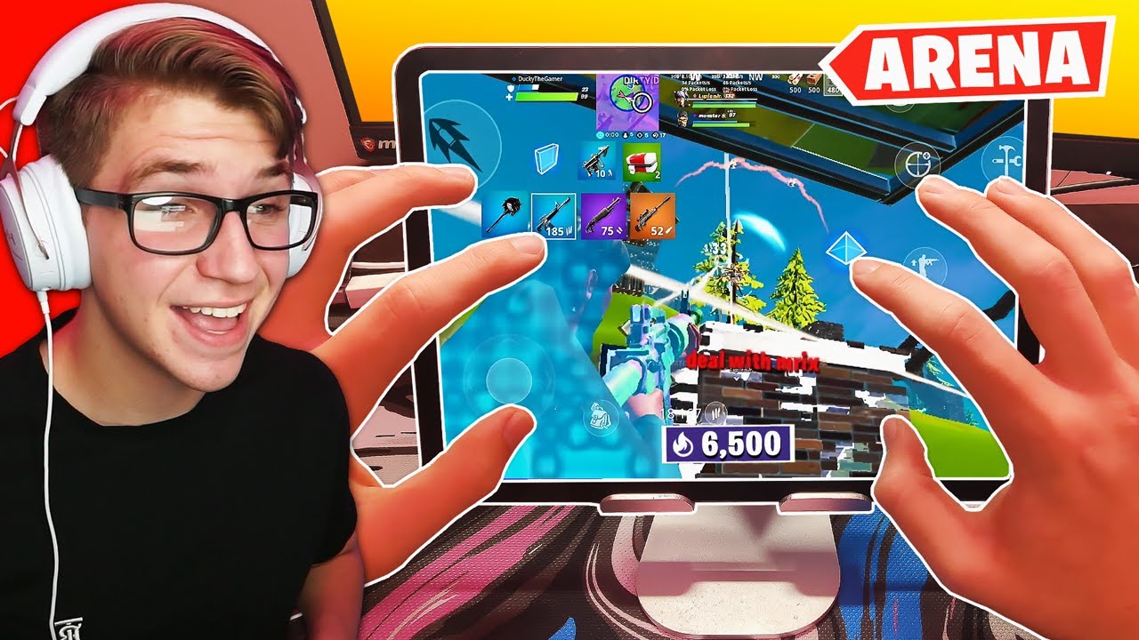 Fortnite Mobile Server Arena Fortnite Mobile Arena In Season 4 Champions League Youtube