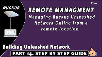 How to configure Remote Management Ruckus Unleashed Network, Online Monitoring from remote Location