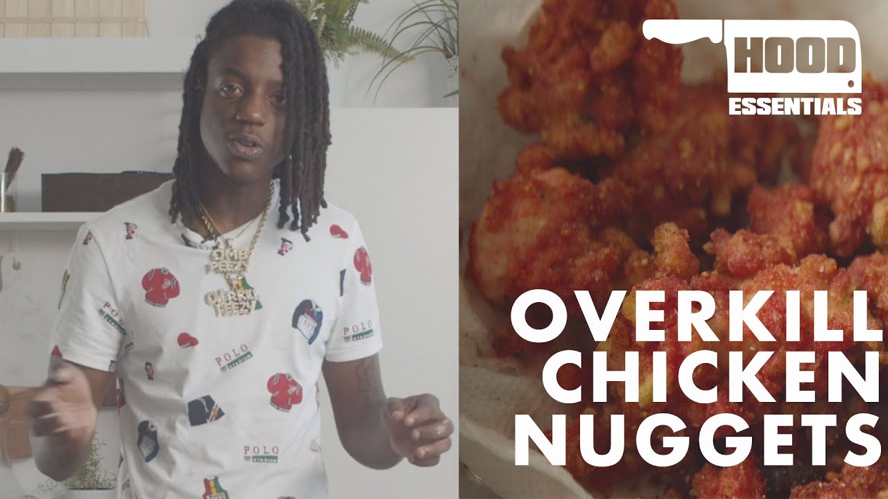 How To Overkill Hot Cheeto Chicken Nuggets Hood Essentials with OMB