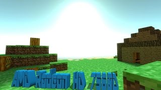 AMD Radeon HD 7560D Graphics gameplay Minecraft