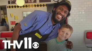 8-year-old all-star raises money for kind Waffle House server