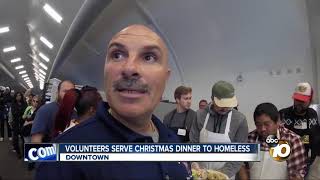 San Diego chefs and volunteers serve food to homeless