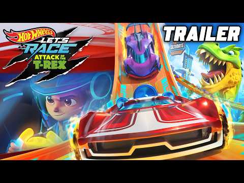 Hot Wheels Let's Race: ATTACK OF THE T-REX | Official Trailer | COMING SOON October 20