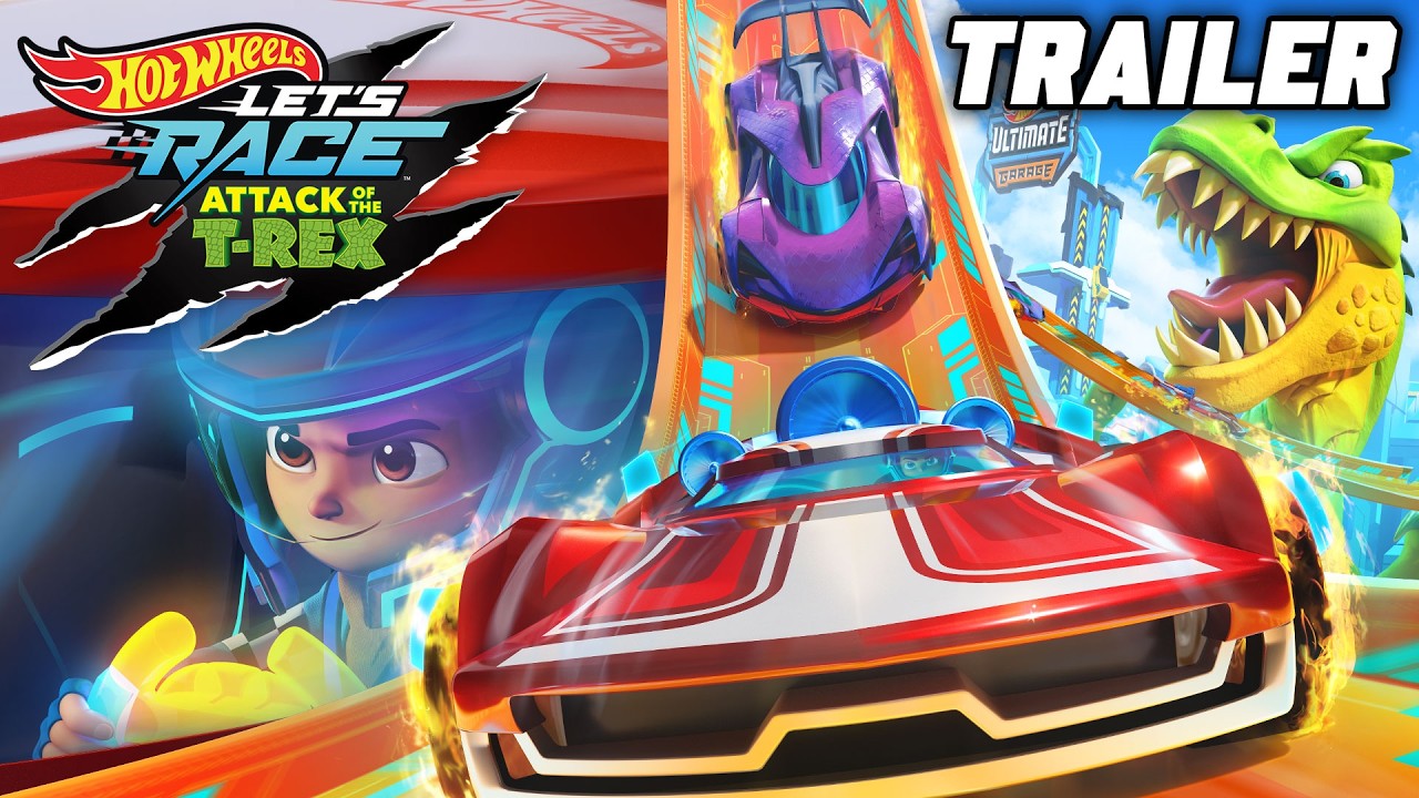 Hot Wheels Let's Race: ATTACK OF THE T-REX | Official Trailer | COMING SOON October 20