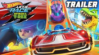 Hot Wheels Let's Race: ATTACK OF THE T-REX | Official Trailer | COMING SOON October 20