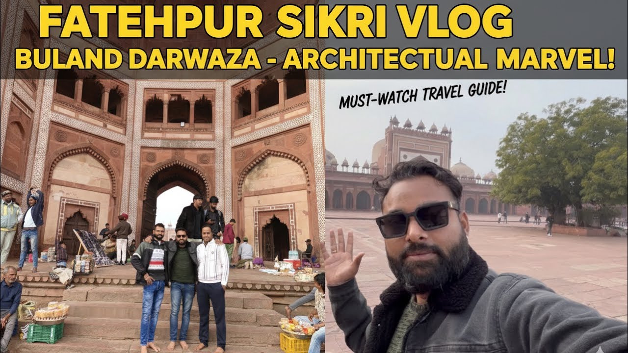 Fatehpur Sikri Vlog😍Buland Darwaza Ka Asli Sach! #FatehpurSikri #Buland darwaza #TravelVlog #india 