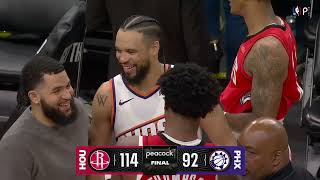 Dillon Brooks Gets Some Love From His Former Rockets Teammates And Staff After The Game - 112425