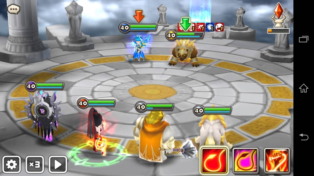 Summoners War Conqueror 2 Arena raw footage