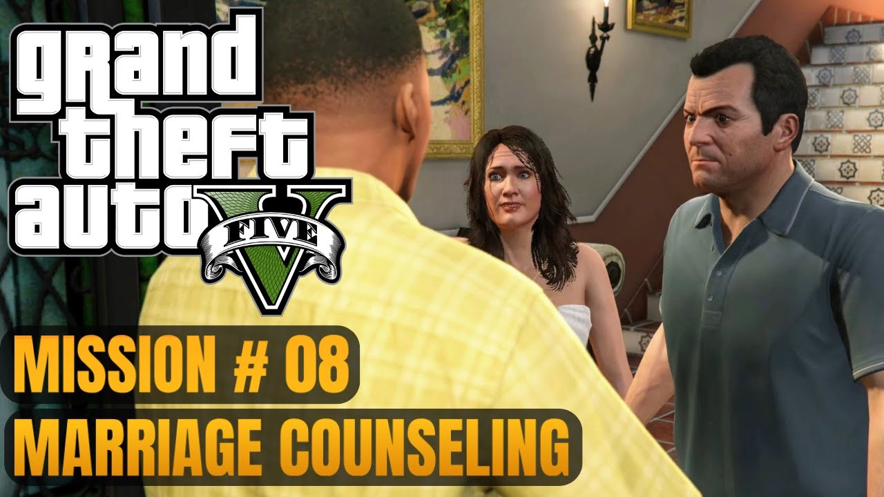 GTA 5 PC - Mission #08 - Marriage Counseling - FHD+ - YouTube