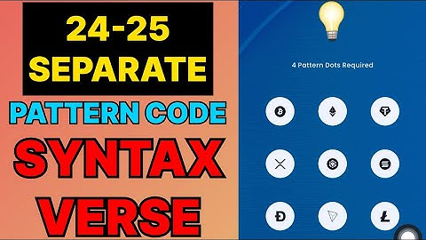 24 September Syntax Verse Daily Vault Pattern Code | Syntax Verse Quiz Answer 24 September |