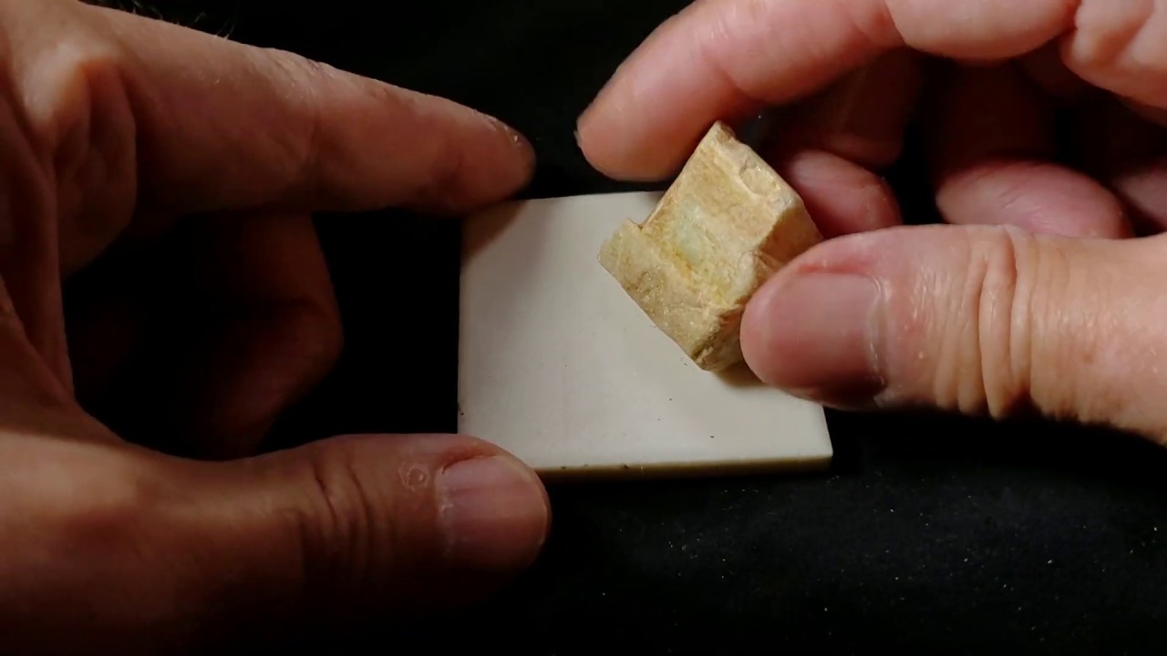 Mineral Streak Test A22 YouTube