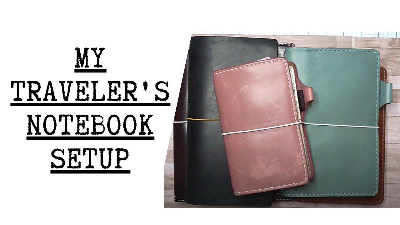 My Travelers Notebooks | Chic Sparrow | Traveler's Company | Setup With Me