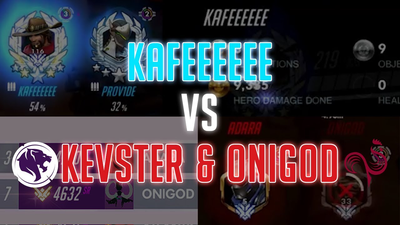 KAFEEEEEE VS OWL PLAYERS (ft. Prov1de, Kevster, & Onigod)