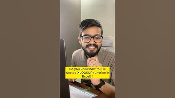 Do you know how to use Nested Xlookup Function in Excel‼️