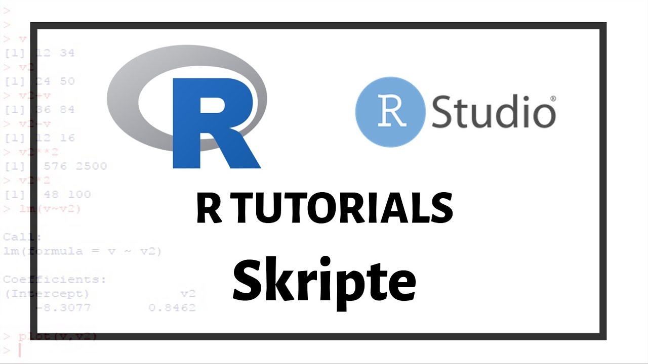 New Skripte in R/RStudio