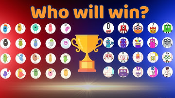 (NEW) Marble Race | 20 Dumb Ways to Die vs 20 Numberblocks | Who Will Win?