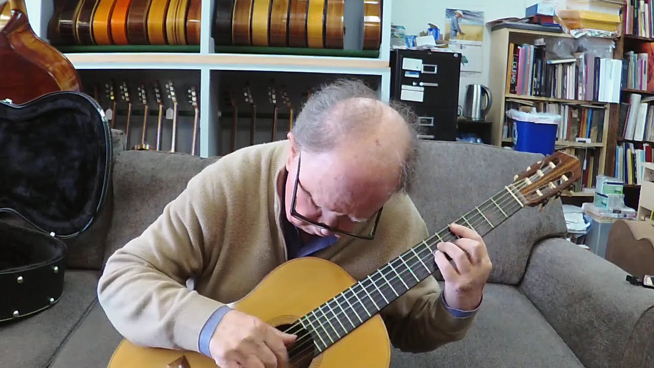 1965 Giuseppe Calace Classical Guitar Carcassi Sor Carcassi Albeniz Carcassi Tarrega Bach Tarrega