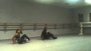 Ashleigh and Dywon dancing
