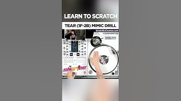 Practice the Triplet Tear Scratch (1F-2B) in 60 Secs! ★ Scratch DJ Practice Drill ★ Shortee Shorts