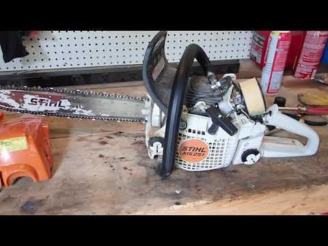 Stihl MS251 Chainsaw Troubles P1 - YouTube