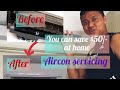 How to clean aircon at home ownself with free of cost it’s save your money almost Rs 3000/-