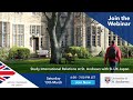 SI-UK Webinar: Studying International Relations at St Andrews