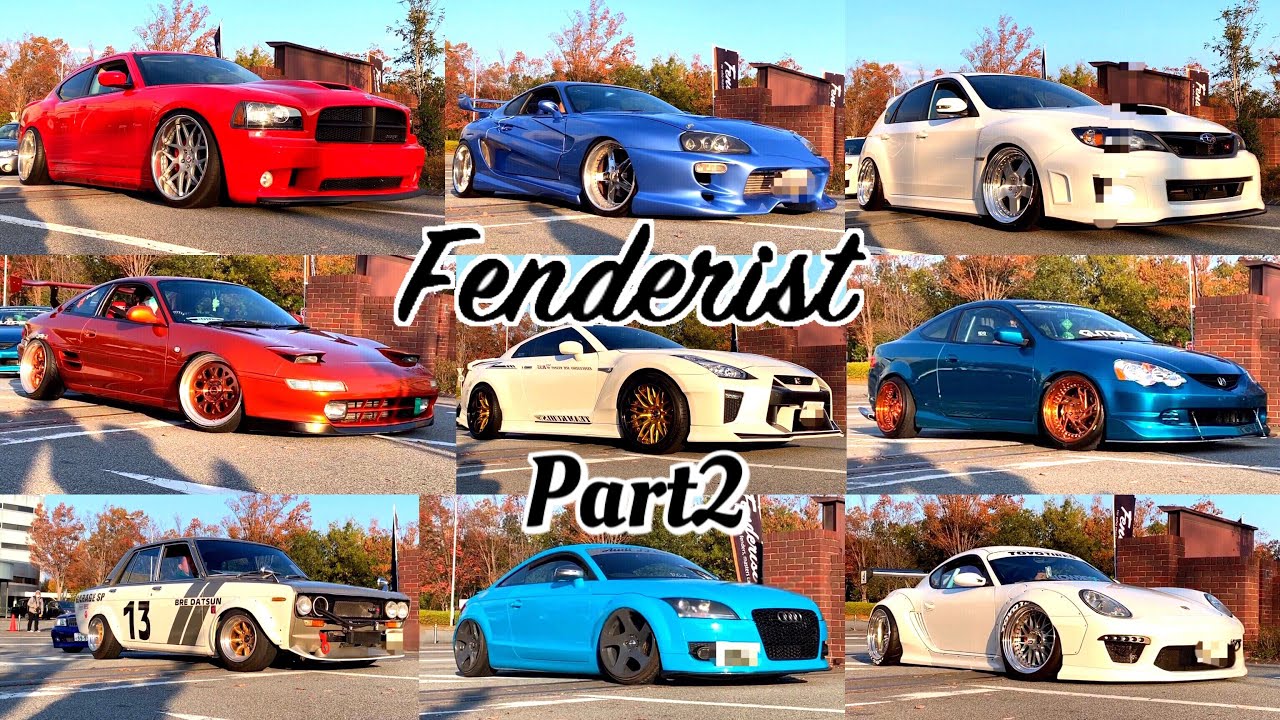 Part2 フェンダリスト 18 全車両 搬入シーン カスタムカー イベント 改造車 Fenderist 18 Japan Custom Car Event Hannyu Youtube