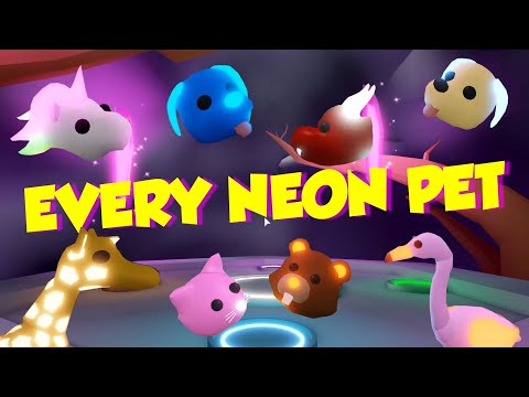 Adopt Me Pets Every Neon Pet Revealed Which One Is Best