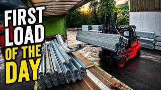 First Load of the Day | Motorway Barriers & A Lucky Find
