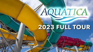 Aquatica San Antonio 2023 Full Water Park Tour | HighThrill Water Slides, Animal Experience & More