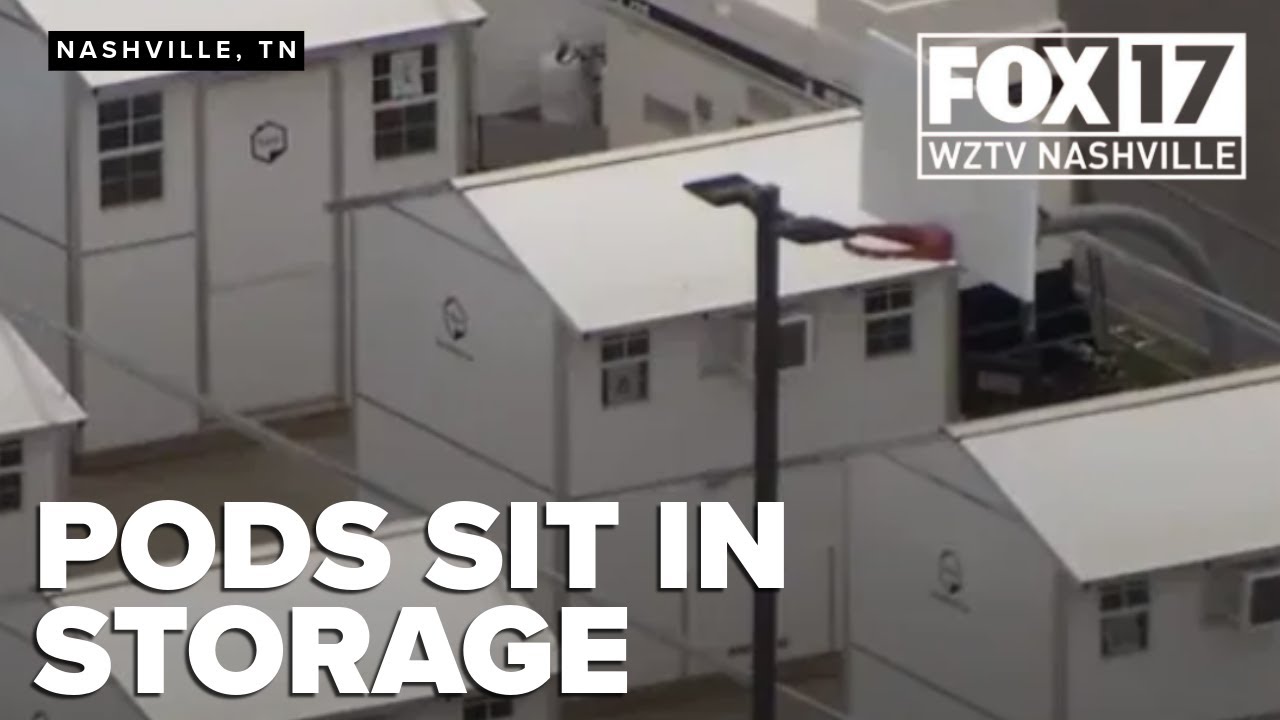 Quarantine pods sit in storage as questions remain about their use for homelessness