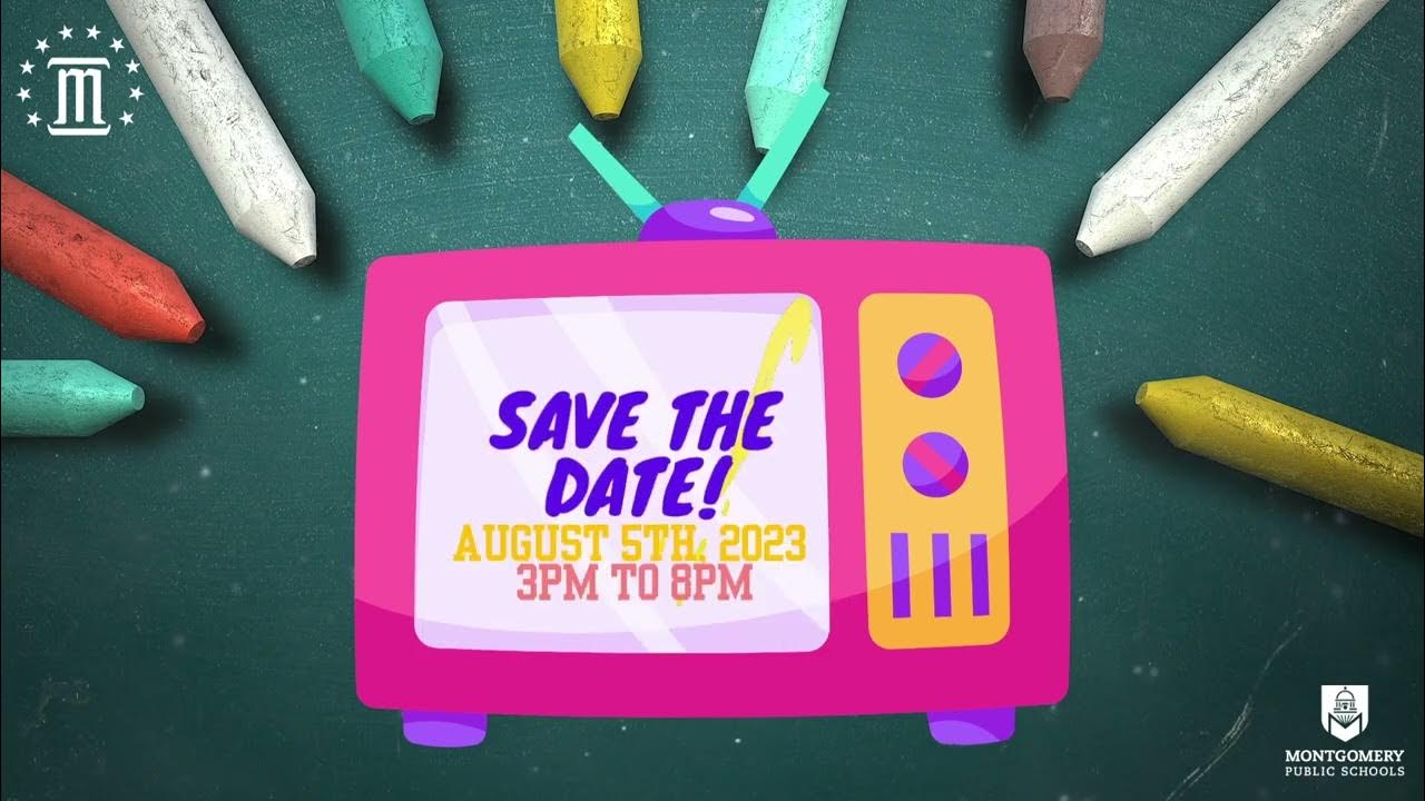 Save the Date Back to School Bash YouTube