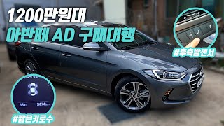 &quot;1200만원대!&quot; 충격적인 주행거리의 아반떼AD | 중고차 구매대행