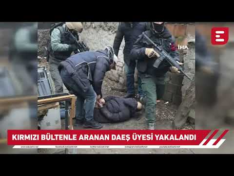 Kırmızı bültenle aranan DEAŞ üyesi Eskişehir'de adliyeye sevk edildi