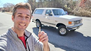 What It's Like Driving a 33 Year Old (OJ Style) Ford Bronco XLT!