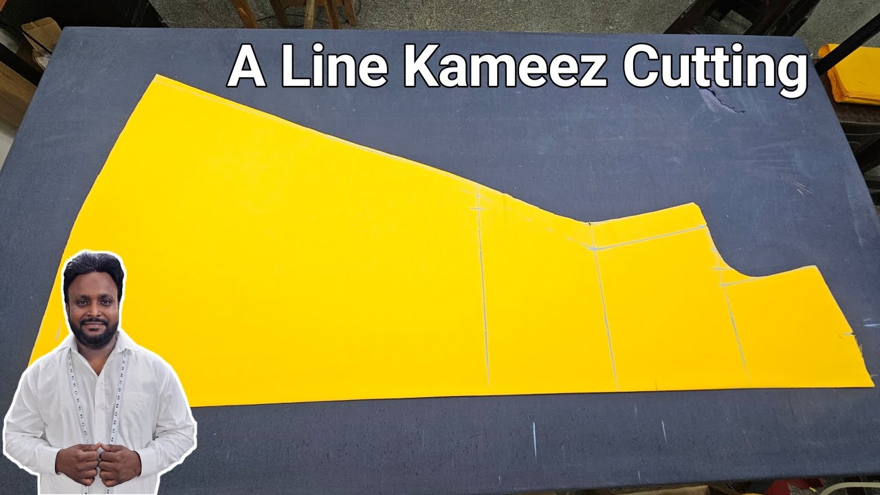 A Line Kameez Cutting