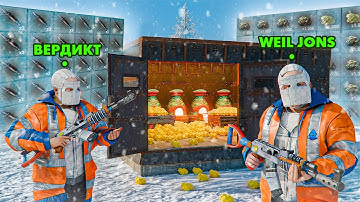 Живу в незаметном МВК Доме с Миллионами Ресурсов внутри в Rust/Раст