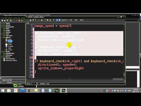 GameMaker How To Do Diagonal Movement