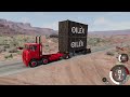 BeamNG.drive - Big Heavy Container Loading Truck Driving
