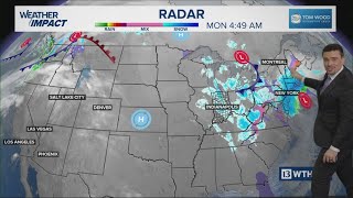 East Coast blizzard also creating lake-effect snow for the Great Lakes with stiff north winds