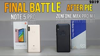 ASUS ZENFONE MAX PRO M1 VS REDMI NOTE 5 PRO #FINAL BATTEL#AFTER PIE#CAMERA#SPEED#BATTERY