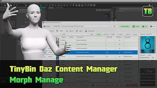 Morph Manage - TinyBin Daz Content Manager (DazStudio Content Manager)
