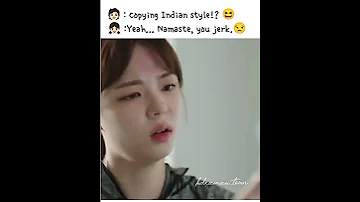 copying Indian style!? 😆😂🤣 #kdrama #kdramaedits #kdramaupdate #kdramafunny #kdramameme #shorts #fyp