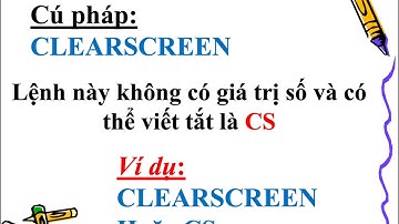 Tin học 5 - Tuần 9 - CĐ 11: Các lệnh vẽ cơ bản