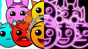 Animated Sprunki Geometry Dash Lobotomies Vocoded to Gangstas Paradise