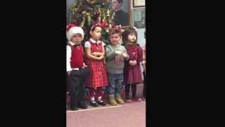 Wyatt's preschool Christmas concert